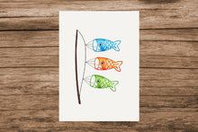Load image into Gallery viewer, Children's Day Koinobori Greeting Card