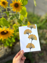 Load image into Gallery viewer, Ginkgo Leaves Mixed Greeting Card Set