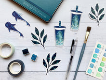 Load image into Gallery viewer, Galaxy Leaves Vinyl Sticker