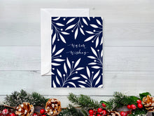 Load image into Gallery viewer, Holiday Leaves & Berries Greeting Card Mixed Set