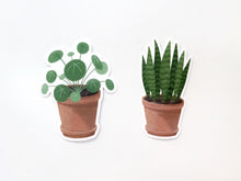 Load image into Gallery viewer, Pilea Potted Plant Vinyl Sticker