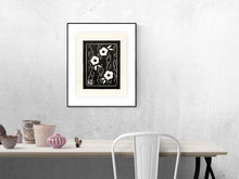Load image into Gallery viewer, Chrysanthemum Block Printed Art Print