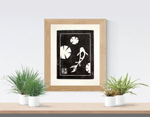 Load image into Gallery viewer, Koi Pond Block Printed Art Print