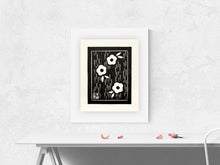Load image into Gallery viewer, Chrysanthemum Block Printed Art Print
