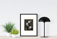 Load image into Gallery viewer, Chrysanthemum Block Printed Art Print