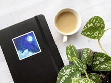 Load image into Gallery viewer, Moon & Clouds Vinyl Sticker