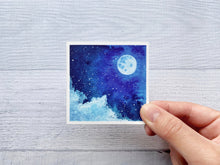 Load image into Gallery viewer, Moon & Clouds Vinyl Sticker