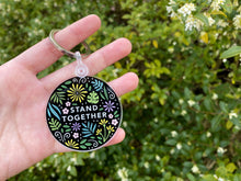 Load image into Gallery viewer, Stand Together Clear Acrylic Keychain