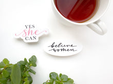 Load image into Gallery viewer, Believe Women Vinyl Sticker