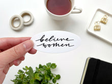 Load image into Gallery viewer, Believe Women Vinyl Sticker