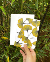 Load image into Gallery viewer, Ginkgo Leaves Father’s Day Greeting Card