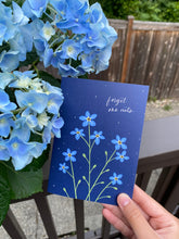 Load image into Gallery viewer, Forget-Me-Nots Stems Greeting Card