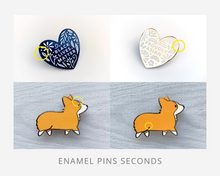 Load image into Gallery viewer, Seconds Enamel Pins
