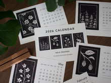 Load image into Gallery viewer, 2026 Block Printed Calendar
