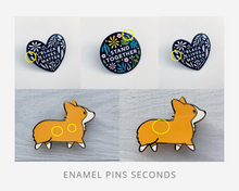 Load image into Gallery viewer, Seconds Enamel Pins
