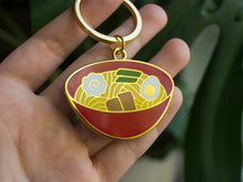 Load image into Gallery viewer, Ramen Bowl Metal Keychain
