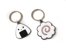 Load image into Gallery viewer, Riceball Metal Keychain
