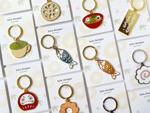 Load image into Gallery viewer, Fishcake Metal Keychain
