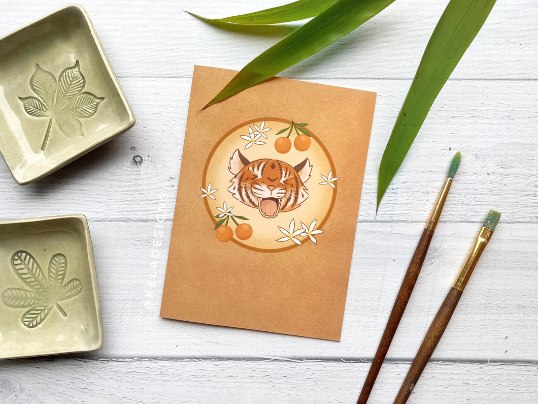 Year of the Tiger Greeting Card