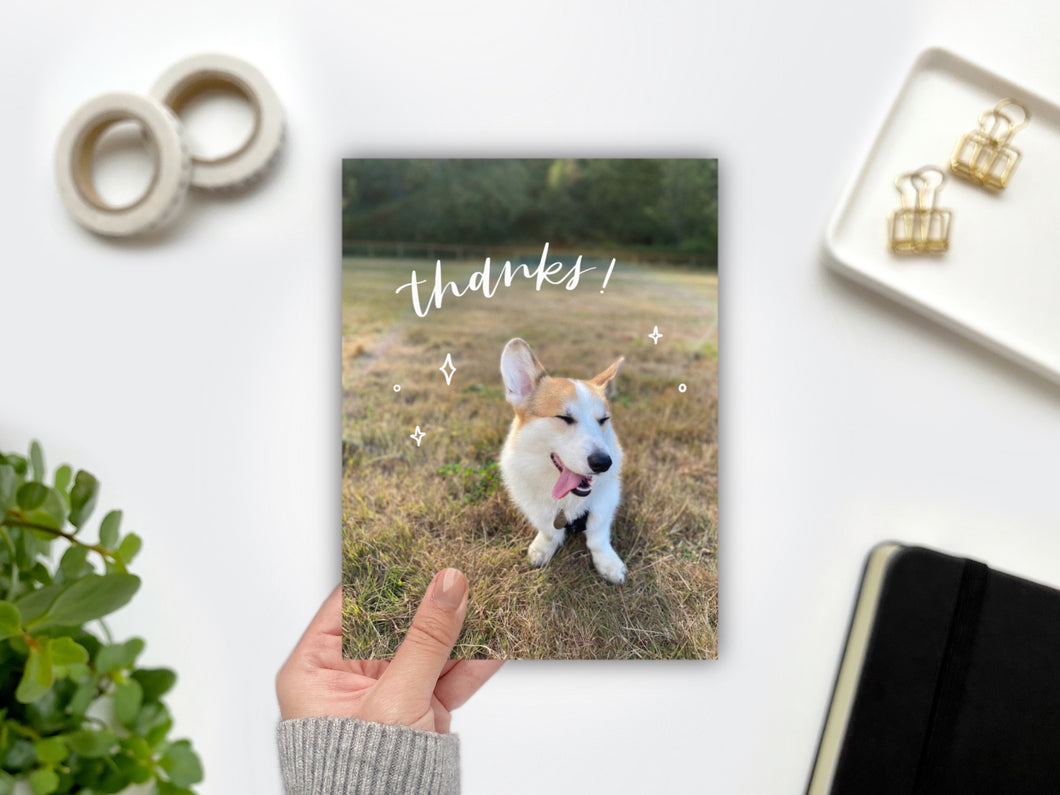 Louie Collection: Thanks Smile Greeting Card