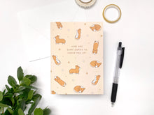 Load image into Gallery viewer, Cute Corgis to Cheer You Up Greeting Card
