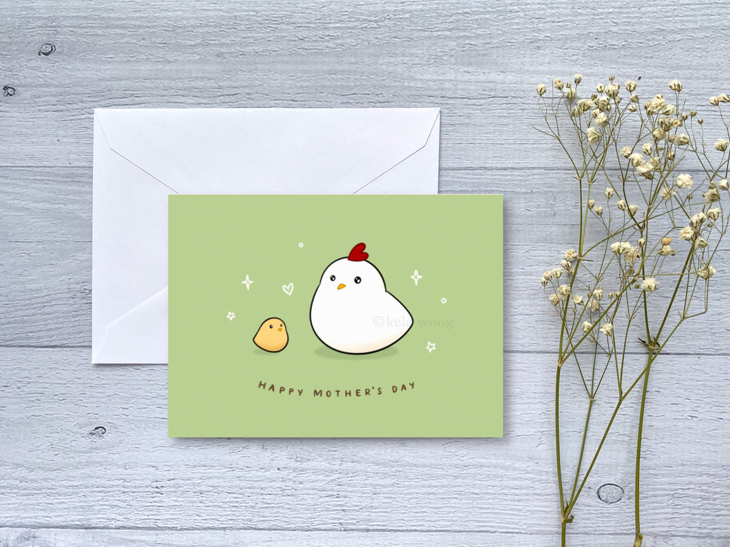 Mother's Day Hen Greeting Card