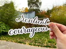 Load image into Gallery viewer, Courageous Vinyl Sticker

