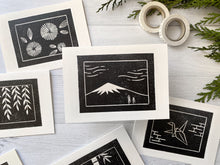 Load image into Gallery viewer, Morning Calm Block Printed Mixed Greeting Card Set
