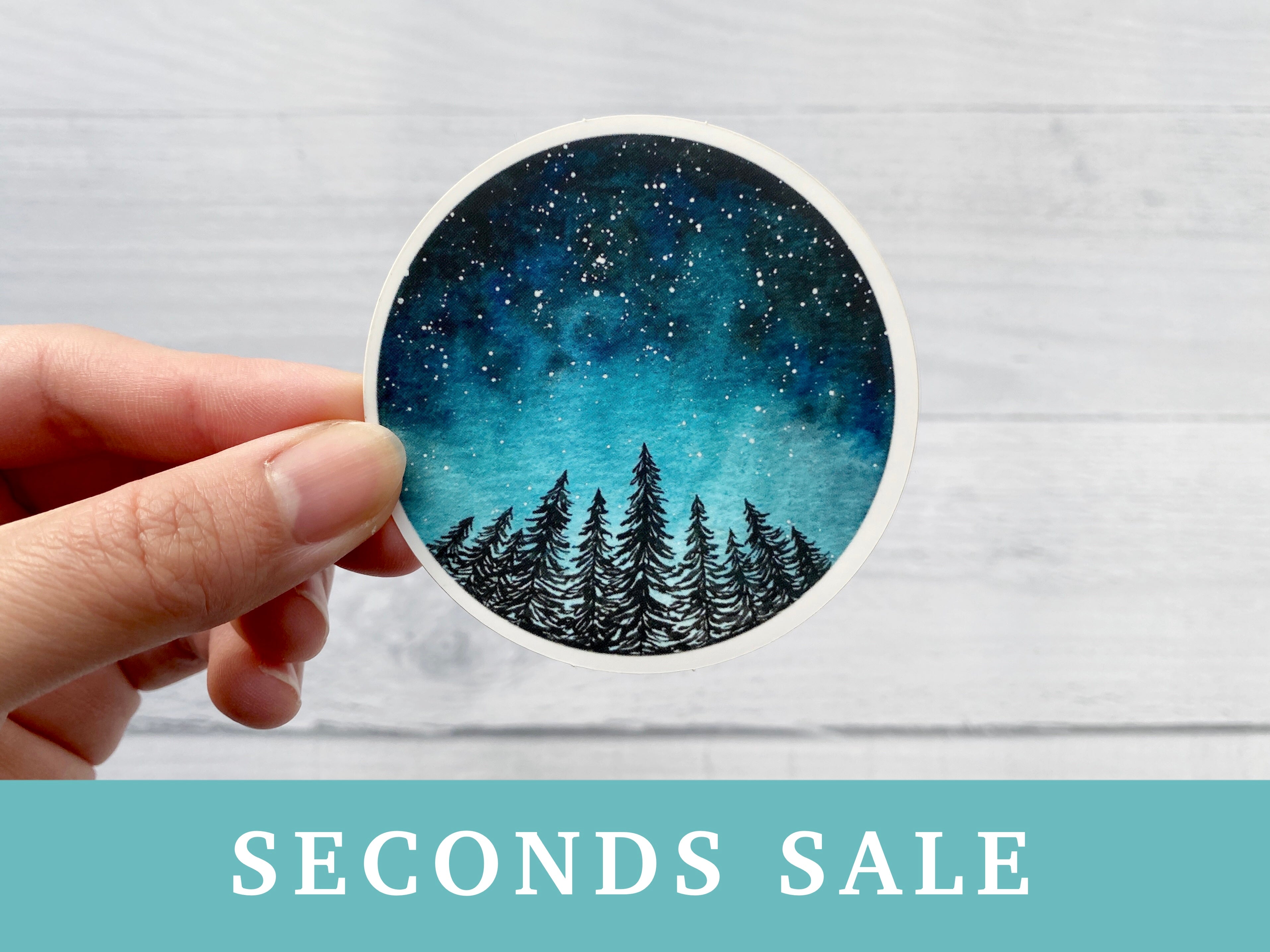 Seconds Vinyl Stickers – kela designs