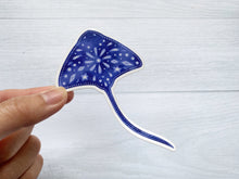 Load image into Gallery viewer, Manta Ray Clear Vinyl Sticker
