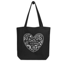 Load image into Gallery viewer, Proudly Asian Black Tote Bag
