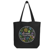 Load image into Gallery viewer, Stand Together Black Tote Bag
