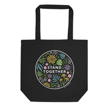 Load image into Gallery viewer, Stand Together Black Tote Bag
