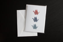 Load image into Gallery viewer, Origami Cranes Greeting Card
