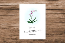 Load image into Gallery viewer, Orchid One Of A Kind Greeting Card
