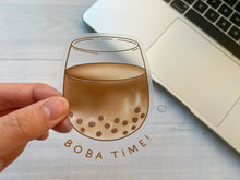 Load image into Gallery viewer, Boba Time Vinyl Sticker
