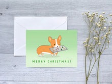Load image into Gallery viewer, Corgi Christmas Cookies Greeting Card

