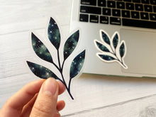 Load image into Gallery viewer, Galaxy Leaves Vinyl Sticker
