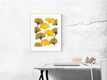 Load image into Gallery viewer, Ginkgo Leaves 3 Art Print
