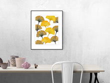 Load image into Gallery viewer, Ginkgo Leaves 3 Art Print
