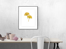 Load image into Gallery viewer, Ginkgo Leaves 5 Art Print
