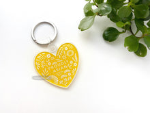 Load image into Gallery viewer, Proudly Asian Clear Acrylic Keychain | Portion of Profits Donated to Stop Asian Hate | Limited Edition Keychain
