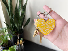 Load image into Gallery viewer, Proudly Asian Clear Acrylic Keychain | Portion of Profits Donated to Stop Asian Hate | Limited Edition Keychain

