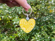 Load image into Gallery viewer, Proudly Asian Clear Acrylic Keychain | Portion of Profits Donated to Stop Asian Hate | Limited Edition Keychain
