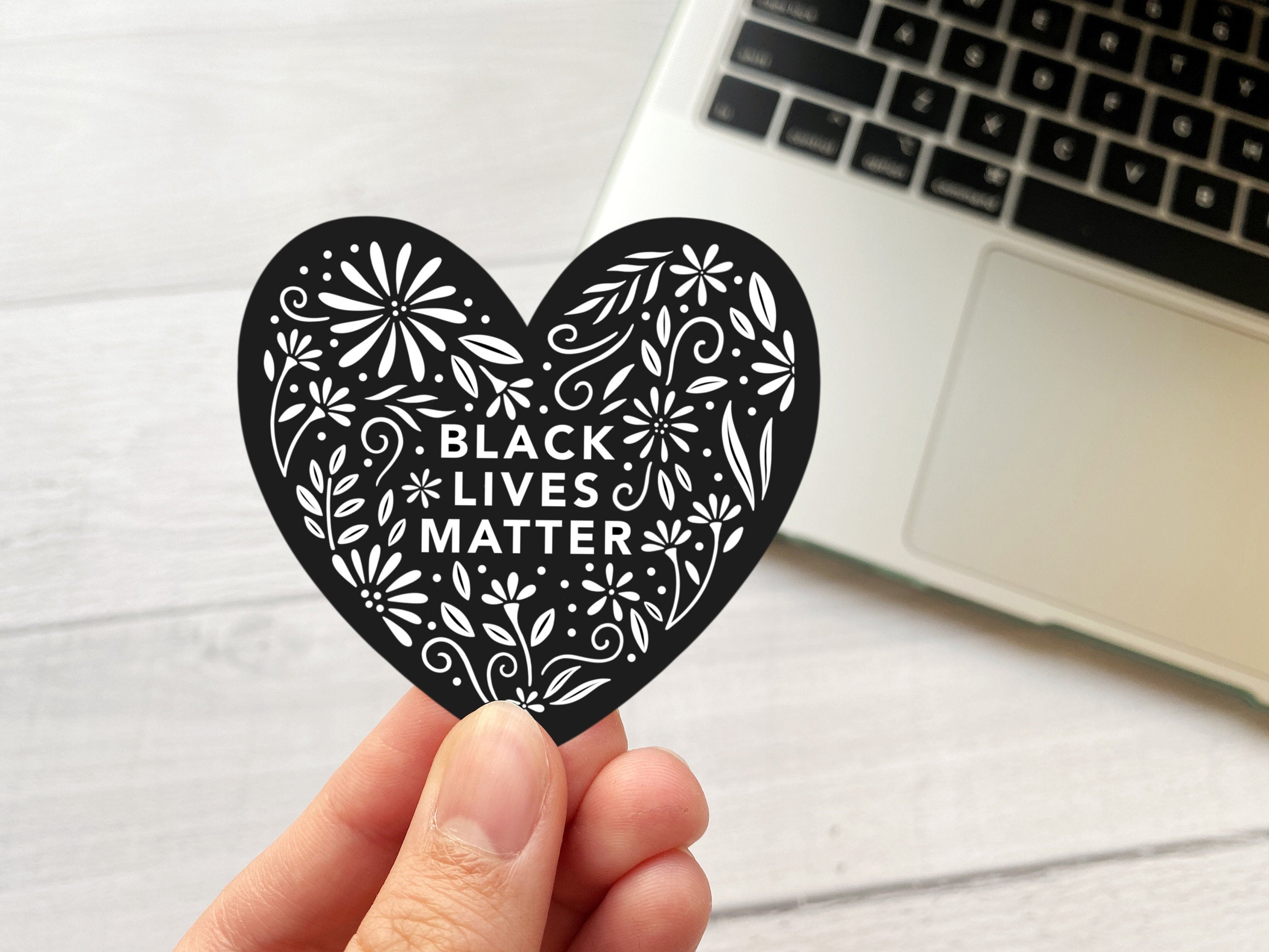 Black Lives Matter Vinyl Sticker – kela designs