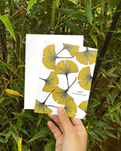 Load image into Gallery viewer, Ginkgo Leaves Father’s Day Greeting Card

